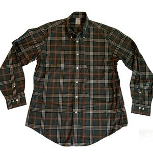 Brooks Brothers Plaid Button Down Regent Fit Polo